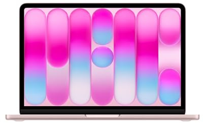 Apple MacBook Neo 13″ 2026 Portable avec Puce A18 Pro : Conçu pour l’IA et Apple Intelligence, écran Liquid Retina, mémoire unifiée 8 Go, SSD 256 Go, Caméra FaceTime HD 1080p ; Rose poudré