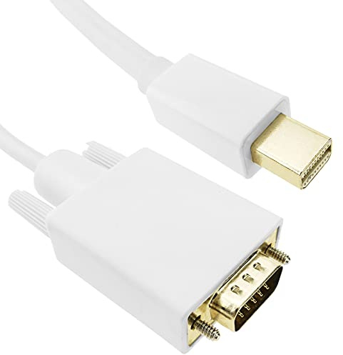 BeMatik - Cable mini DisplayPort macho a VGA macho de 1 m