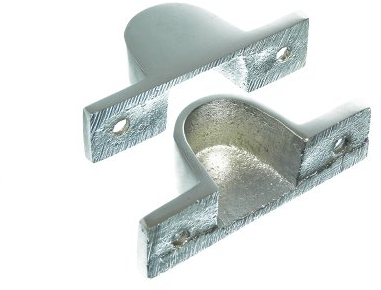 (Lot von 6) Oberlichtschnäpper Dachboden Tür-Zusatzschloss mit Schrauben chrom