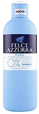 3 X Felce Azzurra Puro 0% Pelli Sensibili Bagno Schiuma Schiuma da bagno doccia 650 ML