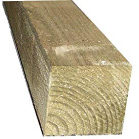 Fence Post | Wood Fence Posts | Gate Post | 100mm x 100mm | 1.2m | Pack of 1