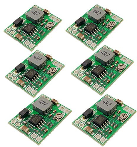 JZK 6 x Mini DC-DC 3A Einstellbar Wandler MP1584EN Step Down Modul Buck Converter 24V bis 12V 9V 5V 3V