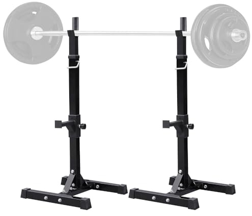 Yaheetech Soporte para Pesas Sentadillas Soporte Barra Pesas MAX 250 KG