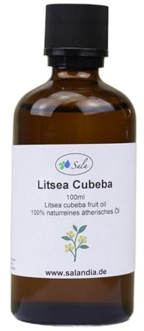 Sala Litsea Cubeba ätherisches Öl naturrein 100 ml Glasflasche