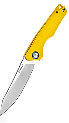 Harnds Harvest Messer mit 14C28N Stahl Klappmesser mit G10 Griff für Camping Jagd Surviral Folding Knife