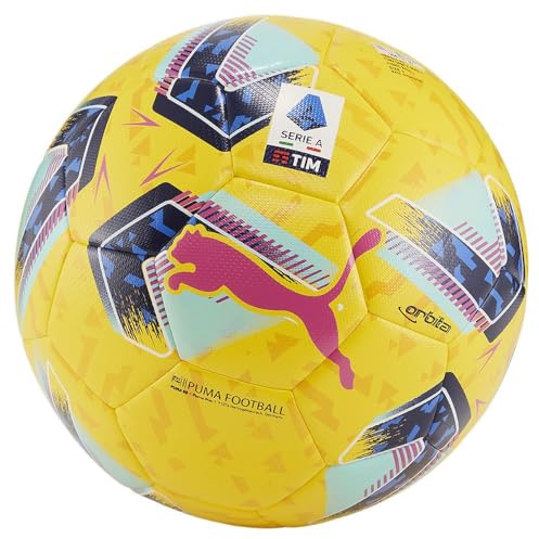 Pallone Calcio Orbita Serie A Hybrid Giallo 4
