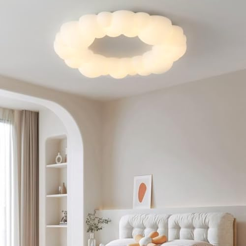 Bubble Cloud Chandelier LED Cloud Ceiling Light Chandelier Cartoon Star Pendent Lamp Ceiling Lamp Ceiling Lighting Fixture for Bedroom, Children's Room