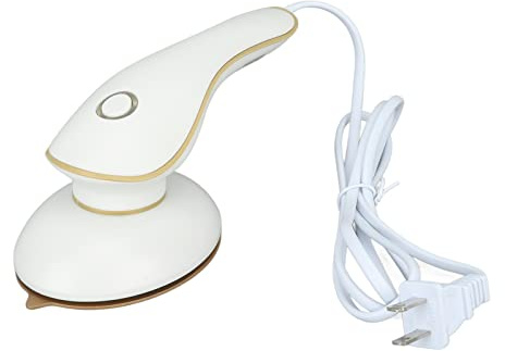 Mini Ironing Machine Portable Wet Dry Use Small Handheld Steam Iron for Flexible Use, Removes Creases, Triangular Tip, Widely Applicable with Spray Bottle Design, for