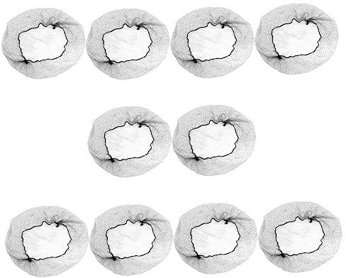 BIUDECO 100stücke Nylon Haarnetze Schwarz Unsichtbares Elastisches Haarnetz Für Dutt Und Ballett Atmungsaktives Mesh Haar-accessoire Für Tanz Lebensmittelservice Und Dauerhafte Fixierung