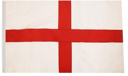 AZ FLAG - England Premium flagga - 150 x 90 cm - 200D engelsk flagga sydd nylon med integrerade metallöglor - 200 g