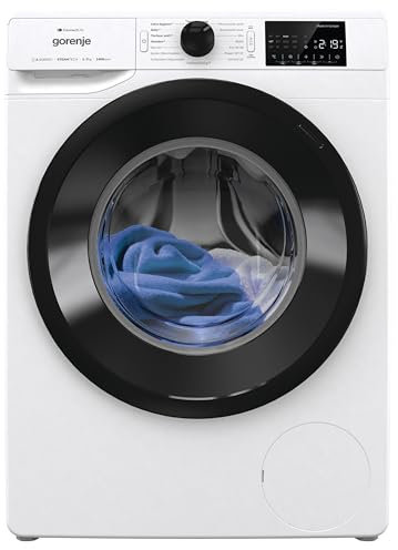 Gorenje WPNEI74A1TS Waschmachine mit Dampffunktion/ConnectLife / 7Kg / 1400 U/min / 15 Programme/Totaler AquaStop/WaveActive Trommel/ExtraHygiene/PowerWash/Schnell Waschgang/EEK: A-10%