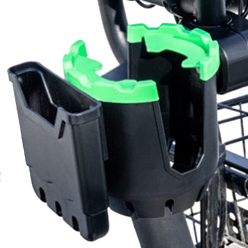 Handlebar Cup Holder, Water Bottle Holder Phone for Scooter, 2 on 1, Adjustable Drinking Cup Holder for Mountain Riders