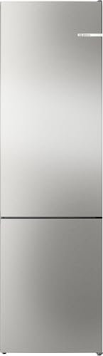 Bosch KGN392I1F Serie 4, Frigorifero combinato da libera installazione, Total No Frost, VitaFresh XXL: Spazio extra-large per i tuoi cibi freschi, PerfectFit, Luce LED, Acciaio, 203 x 60 cm