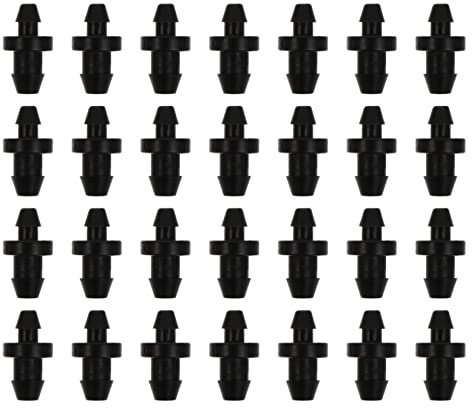Bouchon de Tube D’irrigation Goutte à Goutte 150 Pièces Noir en Plastique | Trous de Tube 35 et 47, Lot de 150, Usage Jardin Public et Arrosage Agricole