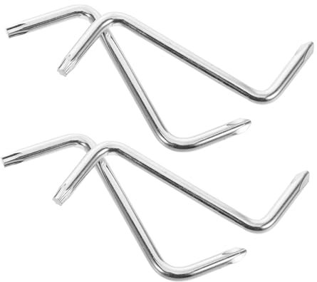 AKOOSY 4pezzi Cacciaviti Offset Angolari Tipo z Per Auto Elettrodomestici e Spazi Ristretti Strumenti Multiuso Doppia Testa