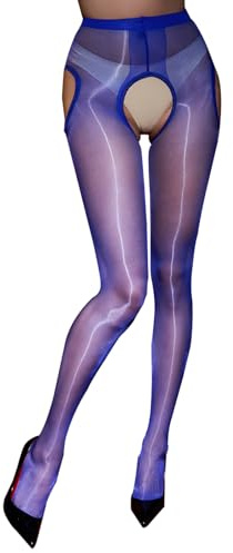 KANYULOVE Collant Lucidi 3D Extra Velati Calze Da Olio Senza Cuciture Collant Per Donna Bellissimi Rendono Le Gambe Molto Sexy