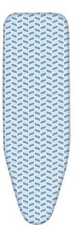 ZIHQRgE Copriasse da Stiro 50x130cm e Tappetino con Bordo Dotato di Elastico e Imbottitura Resistente a Bruciature e Macchie(Bleu,51.1 L x 19.6 in W (130 x 50 cm))