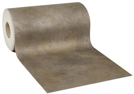 Giuri Tessuti - PASSATOIA per Cucina in Vinile - Larghezza 60 cm - Tappeto Runner Lavabile e Antimacchia in PVC (180 cm, Ravok Rust)