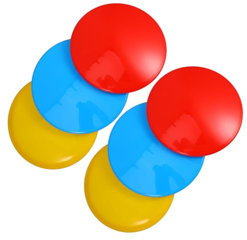 Kisangel Set de 6 Disques de Disc Golf pour Débutants Comprenant Driver Disque de Distance Moyenne et Putter Équipement d'Entraînement Extérieur pour Disc Golf pour Jeu de Précision et