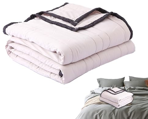 Generico Coperte rinfrescanti per chi dorme caldo,Coperta rinfrescante | Coperta rinfrescante sottile e traspirante | Trapunta estiva reversibile, trapunta leggera, lavabile in lavatrice, per dorm
