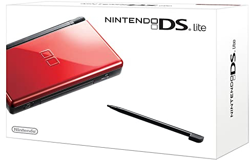 Nintendo DS Lite - Konsole, crimson red/black (US-Gerät + dt. Ersatznetzteil)