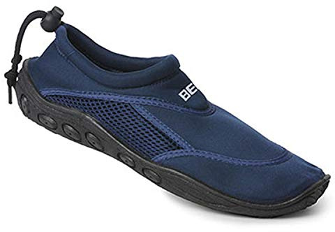BECO chaussure aquatique chaussures de bain chaussons d'eau chausson de sport pour femme et homme divers couleurs - bleu - 47
