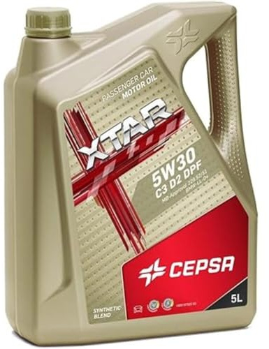 CEPSA XTAR 5W30 C3 D2 DPF - Aceite de Motor, 5L