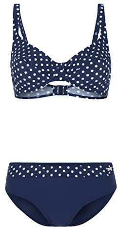 Lascana Damen Bügel-Bikini Raffungen, Verstellbare Träger, Große Größen
