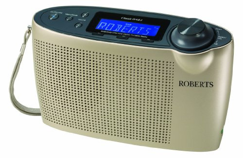 Roberts Classic DAB2 DAB/DAB+/FM Digital Radio with Simple Presets - Champagne