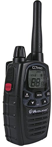 MIDLAND C1090.02 G7 Pro 1 Radio - Old Version-, 1 Caricatore Muro, 4 Batterie 1800 mAh