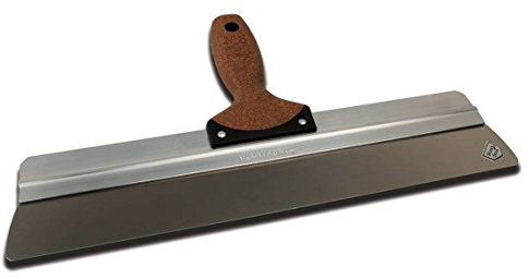 NELA Premium Alu-Rakel BiKoGRIFF Kork 500mm rostfrei Flächenspachtel Malerspachtel 100% Made in Germany