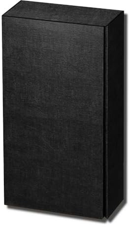 2er Weinkarton Seta Schwarz, Geschenkkarton, Präsentkarton, 36x18x9 cm, 25 Stück