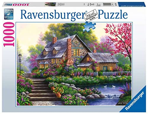 Ravensburger Puzzle 15184 - Romantisches Cottage - 1000 Teile Puzzle für Erwachsene und Kinder ab 14 Jahren