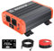 2000W/4000W Inversor 12V 220V-230V Onda Pura Convertidor DC AC Transformador de Voltaje para Coche Camion y Pantalla LED con 2 EU Tomas de Corriente y Salidas USB y Tipo-C de 3,4A y Mando a Distancia
