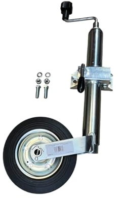 mb-m Stützrad 150kg für Anhänger Ø 48mm mit Klemmhalter inkl. Befestigungsschrauben