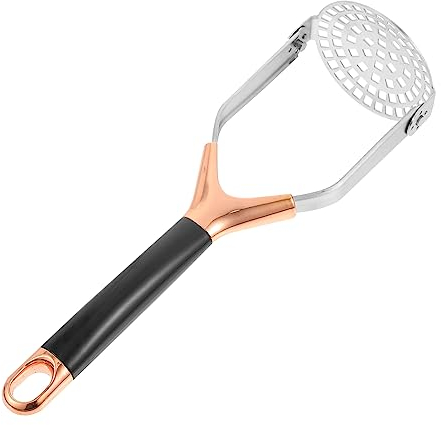 Milisten Potato Ricer Manual Masher Kitchen Tool Stainless Steel Fruit Vegetable Food Press with Comfortable Grip for Puree and Cooking
