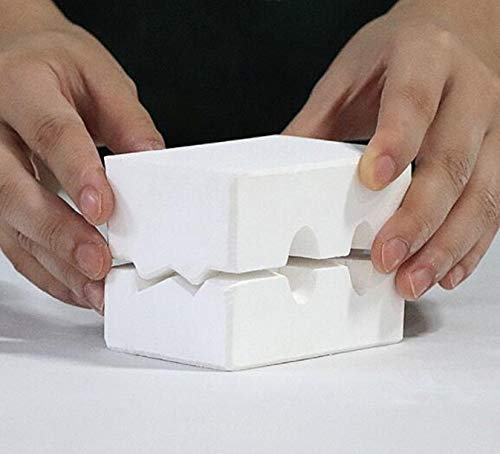 1 set di stampi in ceramica per vasai, stampi in ceramica, stampi per gesso, fai da te, decorazione per la casa, con manico a tazza (Xiangyunhu: altezza: 4,5 cm, larghezza: 1 cm)