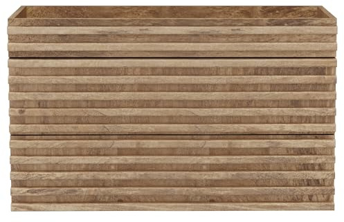 UEV Waschbeckenunterschrank hängend 90cm, Soft-Close-System, Natur | Badezimmerschrank mit 2 Schubladen, Unterschranke fürs Bad,Waschplatz, Waschtischunterschrank, Badmöbel für Gäste WC