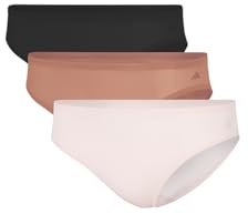 adidas Damen Unterwäsche Slip 3er Pack-Bikini (3pk) -Sport Active Light Flex-Packaged Panties, 900 Assortis, M Femmes