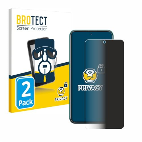 brotect Protection Anti-Espion pour Nokia X20 | 2 Pièces Anti-Spy Protection d'écran Made in Germany Privacy Film Écran de Confidentialité Clair