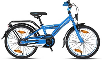 Rezzak 20 Zoll Kinderfahrrad Jungenfahrrad mit Rücktrittbremse Blau