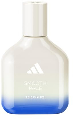 adidas Vibes Smooth Pace Eau de Parfum Unisex | Profumo sportivo a lunga tenuta, note di accordo di carbone salino, mysoral e legno di cashmere, formato da viaggio (47 ml).