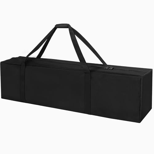 Babenest 115L Lange Reisetasche, Große Aufbewahrungstasche, Schwarz | Upgrade Reißverschluss für Damen und Herren, Wasserdicht Faltbar Transporttasche Trainingstasche, Gym, Reisen, 115x31x31cm
