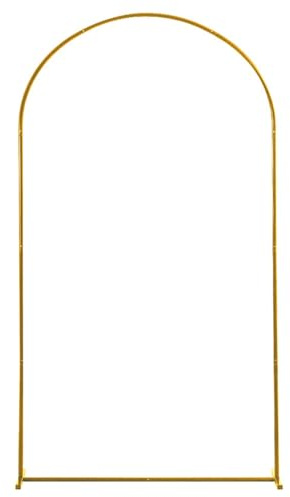 CARISSETT Oro Arco Sfondo Stand Per Celebrazioni 5 Dimensioni Palloncino Decorazione Struttura Cornice Oro Arco Decorativo Per Evento, Multicolore, 0.8 1.8m