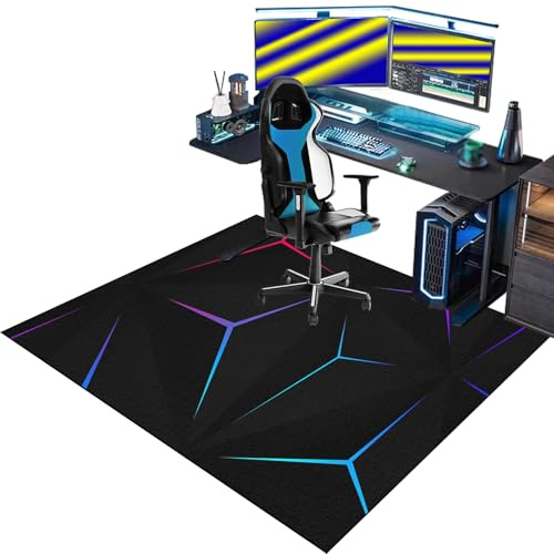 Alfombrilla Protectora para Suelos, Protector Suelo Silla Ruedas Alfombra para Silla de Escritorio para Oficinas para el Hogar Alfombra para Silla de Gaming Ruedas Oficina Ordenador 120 x 140 cm
