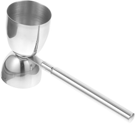 Alipis Medidor de Cócteles Doble Acero Inoxidable Jigger Profesional para Bartender Herramienta Resistente para Bar y Uso Doméstico