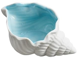 PPQIRU Vide-Poches Conque étoile de mer bijoux plateau rangement salle bain entrée salon commode accessoires Photo décoratifs(Whelks)