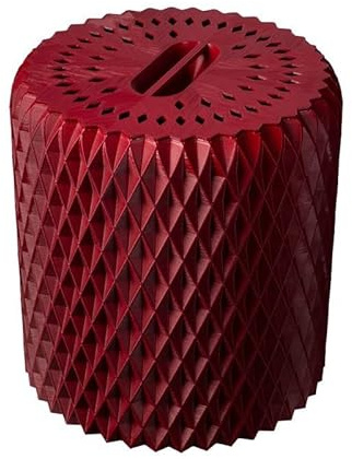 Iriso - Petit composteur de Jardin Design Ananas 50L - Couleurs Rouge