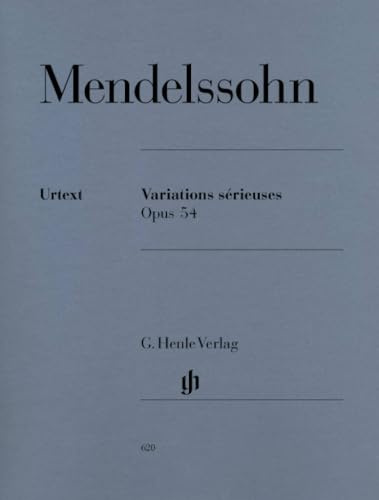 Variations sérieuses op 54. Klavier: Instrumentation: Piano solo (G. Henle Urtext-Ausgabe)