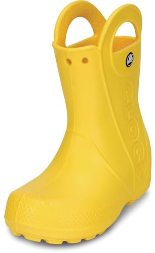 Crocs Unisex Kinder Handle It Rain Boot Kids Stiefel, Yellow, 24/25 EU